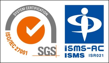 ISO/IEC 27001・ISMS認証ロゴ